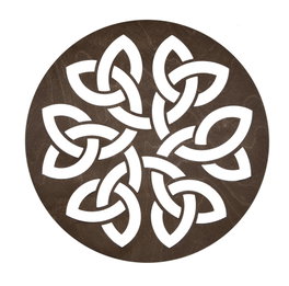 Hermia Lugh - Wenge Juego de 6 Salvamanteles de Madera
